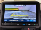 3モード切替付きのリアカメラで車庫入れ等も安心です