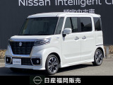 令和3年式スペーシアカスタム・衝突被害軽減ブレーキ・踏み間違え防止・純正大画面ナビ・両側オートスライドドア・ドライブレコーダー・全周囲カメラ