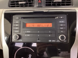 CD、FM/AMラジオの他に、AUX対応なのでミュージックプレイヤー等が接続できます。