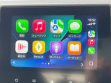 ●Apple Car Play:スマホとの有線接続で、ナビ・オーディオ再生などスマホのアプリ機能が画面でも使える便利機能です!