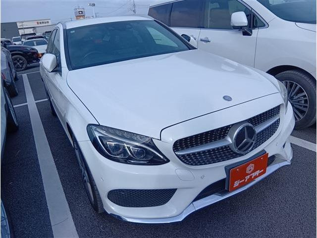 Cクラスワゴン C200 スポーツ 禁煙車 黒革シート 純正ナビ フルセグTV