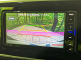 【バックカメラ】駐車時に後方がリアルタイム映像で確認できます。大型商業施設や立体駐車場での駐車時や、夜間のバック時に大活躍!運転スキルに関わらず、今や必須となった装備のひとつです!