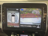 【アラウンドビューモニター】専用のカメラにより、上から見下ろしたような視点で360度クルマの周囲を確認することができます☆死角部分も確認しやすく、狭い場所での切り返しや駐車もスムーズに行えます。