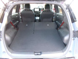 荷室広々。後席を倒して大きい荷物や長い荷物の積み込み可能に。