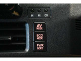 3つの走行モードがあります。『EVモード』はモーターのみで走行しガソリンを消費しないハイブリッド車ならではの環境にも優しい走行です。