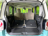 普段のお買い物や通勤、送迎等に十分な荷室スペースを確保しております。セカンドシートを倒すと、大きな荷物の積載も可能です♪