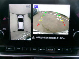アラウンドビューモニター。空の上から見下ろすような視点でスムース駐車。
