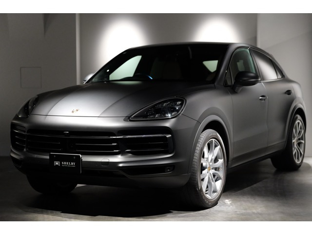 カイエンクーペ S ティプトロニックS リアセンターシート 4WD マットブラックフルラ...