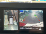 アラウンドビューモニターまるで車を真上から映したような映像で、前後左右の感覚が分かります♪車庫入れや駐車時に大活躍の機能です。