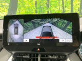【パノラミックビューモニター】専用のカメラにより、上から見下ろしたような視点で360度クルマの周囲を確認することができます☆死角部分も確認しやすく、狭い場所での切り返しや駐車もスムーズに行えます。