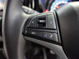 ステアリングスイッチ付き。前方から目を離すことなく操作することが可能です。