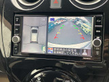 アラウンドビューモニターです!上空から貴方のお車をモニタニングしている様に車両の周りの安全確認が出来ます!