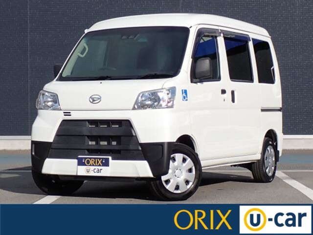 ハイゼットカーゴ スローパー SAIII リヤシートレス仕様 折り畳み補助シート付き ナ...