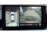 車両を上から見たような映像で、運転席から目視だけでは見にくい車両周辺の状況をしっかり確認できます。