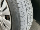 前のタイヤの状態です。後ろのタイヤの状態です。