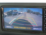 バックモニター付きでガイドラインがモニターに表示され、車庫入れや縦列駐車などの際に役立ちます!
