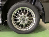 アルミホイールで見た目・燃費向上共に貢献致します。