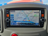 日産純正メモリーナビ。操作も簡単なタッチパネルです。