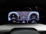 デジタルメータークラスター【Digital Cockpit Pro】付き車両。メーター内にナビゲーションが表示されます。