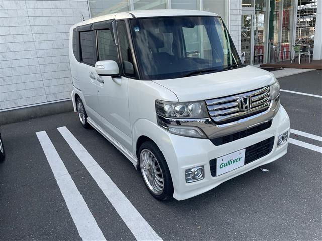 N-BOXカスタム G ターボ Aパッケージ 本革シート 修復歴無し