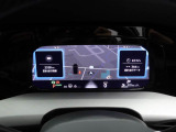 デジタルメータークラスター【Digital Cockpit Pro】付き車両。メーター内にナビゲーションが表示されます。