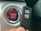 エンジン始動も楽チンです。 イチイチ鍵を出す手間も無くなりますよ。