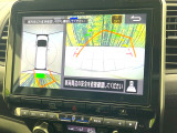 【アラウンドビューモニター】専用のカメラにより、上から見下ろしたような視点で360度クルマの周囲を確認することができます☆死角部分も確認しやすく、狭い場所での切り返しや駐車もスムーズに行えます。