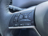 便利なステアリングスイッチ装備です。