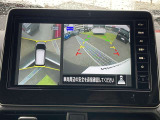 アラウンドビューモニターは4方のカメラで真上から車を見たようにモニターで確認ができる日産の自慢の装備です。是非実際の車で体感してみてください。