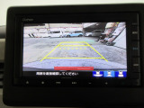 バックカメラの画像です。ガイドラインがスムースな車庫入れをサポートいたします!車庫入れの安心感がアップしますね☆