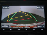 バックガイドモニターで、後方を確認しながら安心して駐車することが出来ます。運転初心者も熟練者も必須の機能ですよ!
