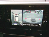 アラウンドビューモニター付き!車両を真上から見ているような映像で車庫入れも安心!!