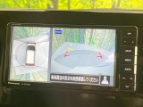 【アラウンドビューモニター】専用のカメラにより、上から見下ろしたような視点で360度クルマの周囲を確認することができます☆縦列駐車や幅寄せ時に活躍してくれます♪