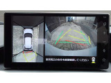 パノラミックビュ-モニタ-が付いているので、運転席から確認しにくい車両周辺の状況を把握出来ます。