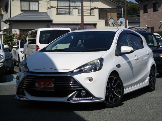 アクア 1.5 G G's 社外SDナビ フルセグ Bカメラ Bluetooth