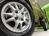【13インチアルミホイール】外観にマッチしたアルミホイールを装着しております。各種アルミホイールや、スタッドレスタイヤも取扱いしております。是非ご相談ください♪