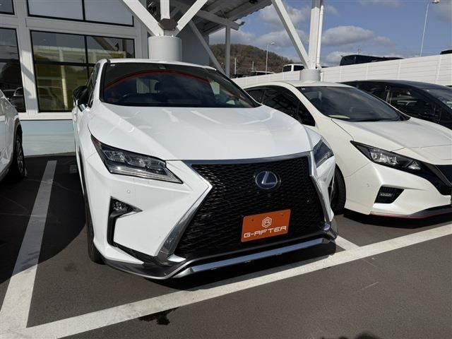 RX 450h Fスポーツ 4WD 禁煙車 赤革シート 純正12.3インチナビ
