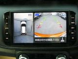 これが【アラウンドビューモニター】上空から見下ろしているかのような映像を映し出して、スムーズな駐車をアシスト