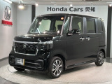 全国納車可 第三者機関証明書付  H SENSING 新車保証 試乗車 ワンオ-ナ- ナビLXU-242NBi TV Rカメラ CD録音 BTオ-ディオ装備のN-BOXカスタム ベースグレード入庫!