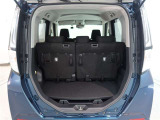 広々としたラゲージスペースを備えています。大きなものや長さのある荷物もしっかりと積み込めます。
