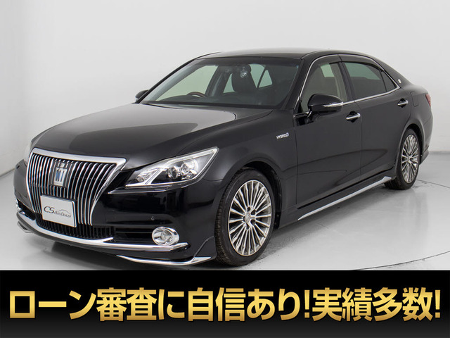 クラウンマジェスタ3.5 FバージョンOP18AW 黒本革 フルエアロ プリクラ