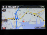 ナビ付で慣れない道も旅先でも安心。