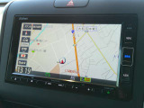 ★ナビ画面のアップ写真です。純正ですのでスイッチが大きく操作がしやすいです。