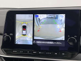 アラウンドビューモニターで車を上空から見下ろしているような映像を映し出します。周囲の状況がひと目でわかります!