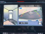 【アラウンドビューモニター】専用のカメラにより、上から見下ろしたような視点で360度クルマの周囲を確認することができます☆縦列駐車や幅寄せ時に活躍してくれます♪