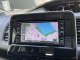 地図が見やすい日産純正ナビゲーションです。