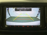 バックモニターで、後方を確認しながら安心して駐車することができます。運転初心者も熟練者も必須の機能ですよ!