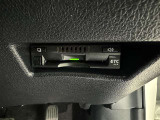 ETC車載器付きです。高速道路の料金所もスムーズに通過できます。