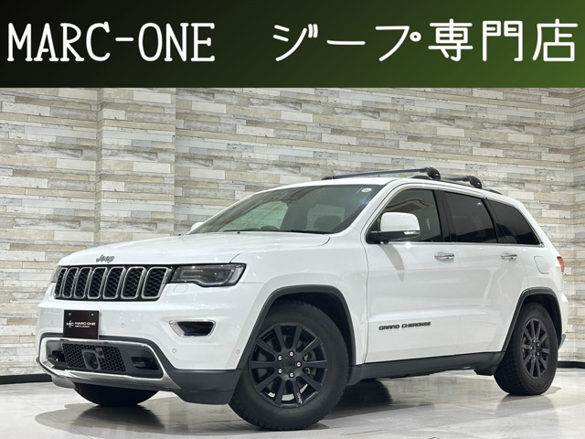 グランドチェロキー リミテッド 4WD 1年保証付/Carplay/フルセグ/黒革パワーシ