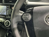 ステアリングスイッチ装備!運転しながら手元でオーディオの操作などができます。